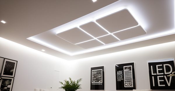 Les plafonniers led : Éclairez votre intérieur avec style